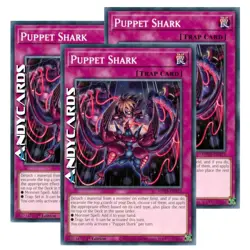 PUPPET SHARK 3x • (Squalo Burattino) • Comune • MP25 EN423 • 1Ed • Yugioh! - Image 1
