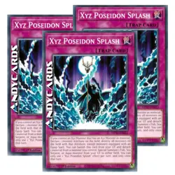 XYZ POSEIDON SPLASH 3x (Spruzzo Poseidon Xyz) Comune • MP25 EN422 • 1Ed • Yugioh - Image 1