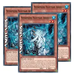 NEVERENDING NIGHTMARE ABSORBER 3x • Comune • MP25 EN412 • 1Ed • Yugioh ANDYCARDS - Image 1
