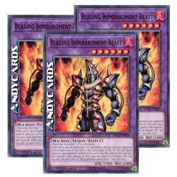 BLAZING BOMBARDMENT BEAST 3x • Comune • MP25 EN406 • 1Ed • Yugioh! • ANDYCARDS - Image 1