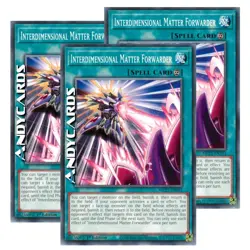INTERDIMENSIONAL MATTER FORWARDER 3x • Comune • MP25 EN393 • 1Ed • Yugioh! - Image 1