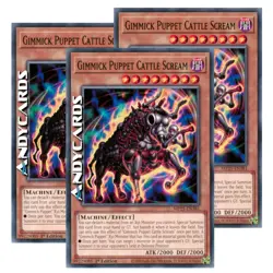 GIMMICK PUPPET CATTLE SCREAM 3x • Comune • MP25 EN381 • 1Ed • Yugioh! ANDYCARDS - Image 1