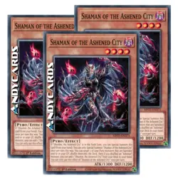 SHAMAN OF THE ASHENED CITY 3x • Comune • MP25 EN371 • 1Ed • Yugioh! • ANDYCARDS - Image 1