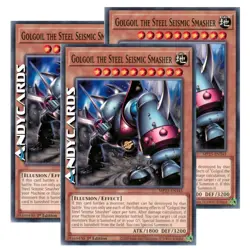 GOLGOIL THE STEEL SEISMIC SMASHER 3x • Comune • MP25 EN345 • 1Ed • Yugioh! - Image 1