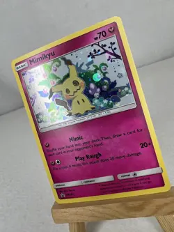 Mimikyu Sun & Moon Black Star Promo SM163 Holo Pokemon TCG Card Near Mint/Mint - Image 3