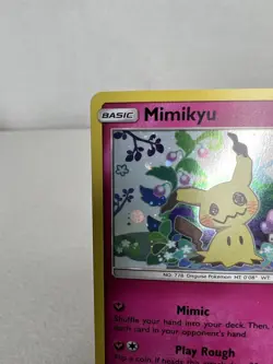 Mimikyu Sun & Moon Black Star Promo SM163 Holo Pokemon TCG Card Near Mint/Mint - Image 4