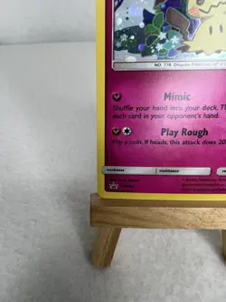 Mimikyu Sun & Moon Black Star Promo SM163 Holo Pokemon TCG Card Near Mint/Mint - Image 5