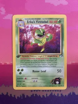 Pokemon Card Erika's Victreebel Gym Heroes 1st Edition 26/132 Near Mint - Image 1