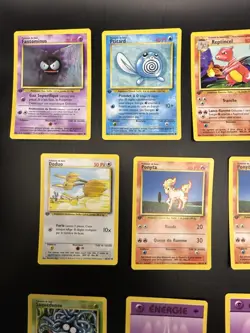 1999 1st Edition Pokemon (12 cards) French Base Set Lot UC/C Ponyta Charmeleon - Image 2
