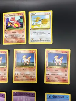1999 1st Edition Pokemon (12 cards) French Base Set Lot UC/C Ponyta Charmeleon - Image 3