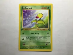 Bellsprout 49 & Venonat 63 & Paras 59 1st Edition Jungle Pokemon Cards Near Mint - Image 1