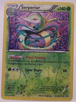 Serperior RC3/RC25 LP/NM Radiant Collection Legendary Treasures Pokemon TCG Card - Image 1