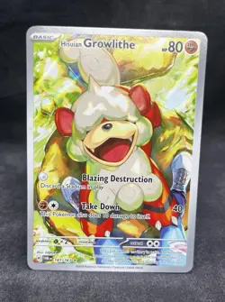 Pokemon TCG Hisuian Growlithe Twilight Masquerade Illustration Rare Card 181/167 - Image 3