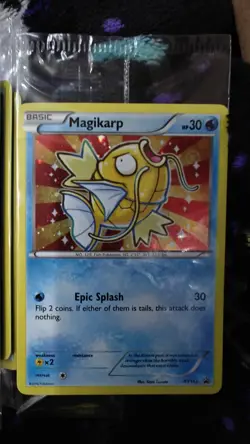 Pokemon TCG Shiny Magikarp Black Star Promo Card XY143 Sealed - Image 1