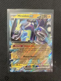 NM Pokemon Miraidon EX SVP028 Black Star Promo Card - Image 1