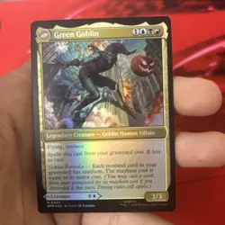 NORMAN OSBORN / GREEN GOBLIN MTG Spider-man (Foil) Mythic Rare FOIL Card Marvel - Image 2