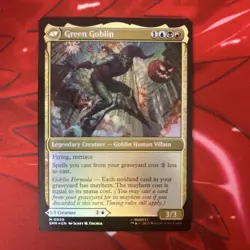 NORMAN OSBORN / GREEN GOBLIN MTG Spider-man (Foil) Mythic Rare FOIL Card Marvel - Image 4