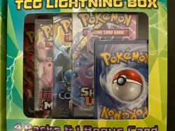 Pokemon TCG Lightning Set 4 Packs + 1 Bonus Card! Brand New/Sealed! Lot Of 2 - Image 2