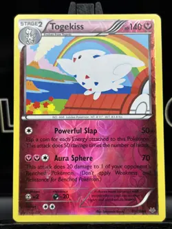 TOGEKISS 45/108 Roaring Skies Pokemon card - Rare Reverse holo LP - Image 3