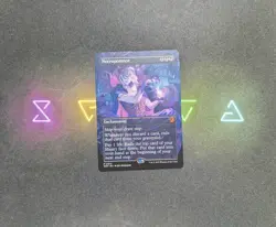 NM Necropotence Anime Borderless Wilds of Eldraine: Enchanting Tales Regular - Image 1