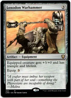 LOXODON WARHAMMER 465 MAGIC: THE GATHERING COMMANDER LEGENDS (CMR) RARE - Image 1