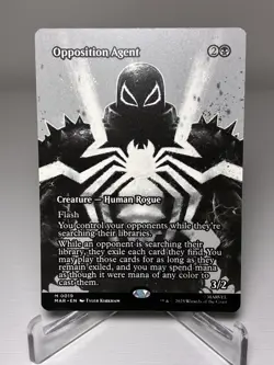 2025 Magic The Gathering Spiderman Opposition Agent Borderless Non-Foil - Image 1