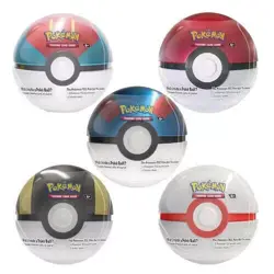 Pokemon D19 QuickBall Tin 3 Packs Inside Vintage XY & Sun & Moon -Pick Your Ball - Image 1