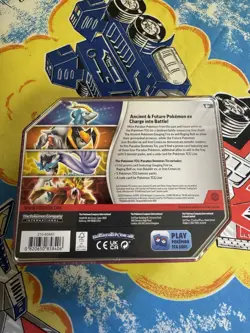 Pokemon Paradox Destinies Iron Boulder ex Tin Set - Image 4