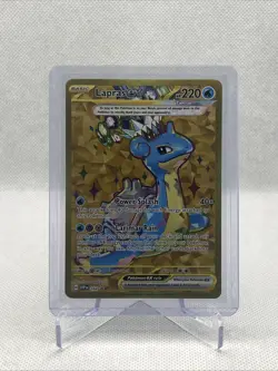 Pokemon Lapras ex 164 Gold Secret Rare Holo Black Star Promo SVP - Image 1