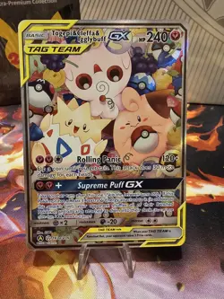 Pokemon Near Mint Togepi & Cleffa & Igglybuff GX 143a/236 Alternate Art Promo - Image 1