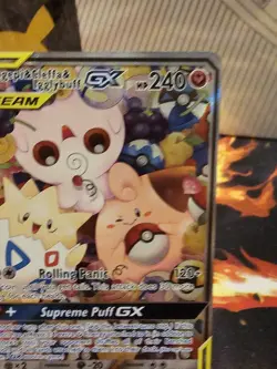 Pokemon Near Mint Togepi & Cleffa & Igglybuff GX 143a/236 Alternate Art Promo - Image 2