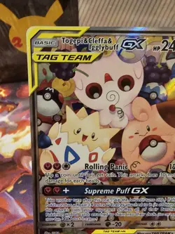 Pokemon Near Mint Togepi & Cleffa & Igglybuff GX 143a/236 Alternate Art Promo - Image 3