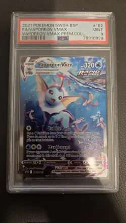 2021 POKEMON BLACK STAR PROMO FLAREON VAPOREON JOLTEON VMAX V PSA9 SET - Image 2