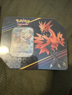 Pokemon TCG: Crown Zenith Tin (Galarian Zapdos) Factory Sealed - Image 1