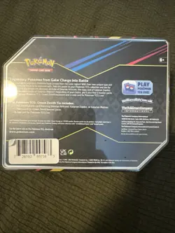 Pokemon TCG: Crown Zenith Tin (Galarian Zapdos) Factory Sealed - Image 2