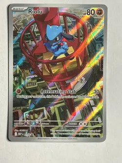Riolu 010 ETB Black Star Promo ME01: Mega Evolution - Pokemon In Hand - Image 1