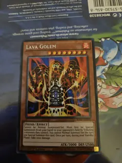 RA01-EN001 Lava Golem Platinum Secret Rare 1st Edition YuGiOh - Image 2