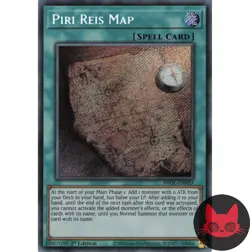 Yugioh Piri Reis Map BROL-EN023 Secret Rare 1st Edition NM - Image 1