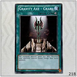 Gravity Axe - Grarl - BP02-EN143 - Common 1st Edition Yugioh - Image 1