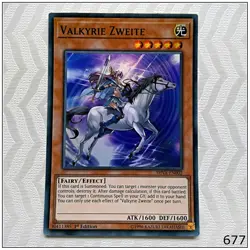 Valkyrie Zweite - SHVA-EN002 - Super Rare 1st Edition Yugioh - Image 1
