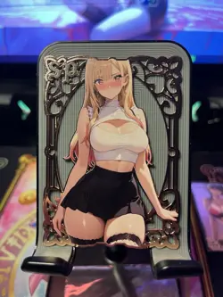 Goddess Story Metal Card Serialized Anime Waifu Marin Kitagawa - Image 1
