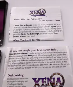 Xena Warrior Princess Trading Card Game - Tools Of The Trade Deck Open Box - Image 4