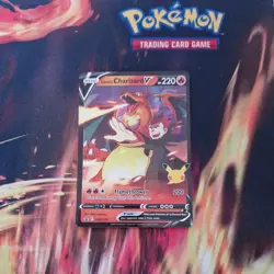 Lances Charizard SWSH133 Promo Card Celebrations Black Star Promo - Image 1