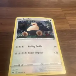 Snorlax 140/202 - Sword & Shield Promo - Cosmos Holo Pokemon Card Near Mint (NM) - Image 1