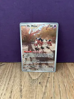 Mr. Mime 179/165 Pokemon 151 Illustration Full Art Holo Pokemon Card PSA 10!U! - Image 1