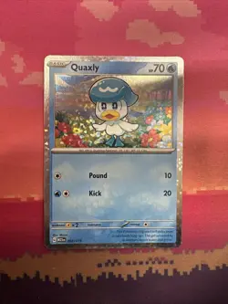 Pokemon Card Quaxly McDonald's 2023 Holo 003/015 Near Mint - Image 1