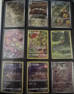 Pokemon Card Binder Lot Collection 396 Cards! Full Art, VMAX, VSTAR, & V Cards!! - Image 1