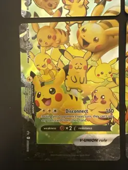 Pikachu V-Union [Set of 4] SWSH: Sword & Shield Promo Cards Holo - Image 4