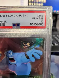 ⚔DOUBLE SWORD ERROR⚔ Genie On The Job PSA 10 Enchanted Disney Lorcana IN HAND! - Image 2