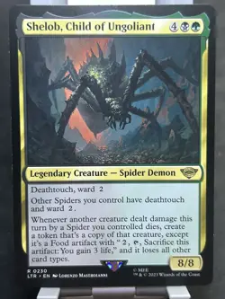 MTG Shelob, Child of Ungoliant The Lord of the Rings: Tales of Middle-earth 0230 - Image 1